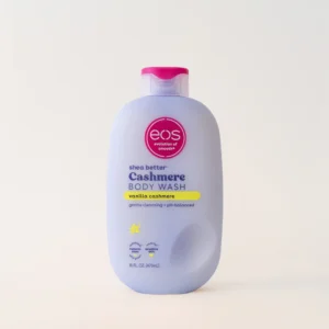Home eos vanilla cashmere body wash – moisture rich + warm scent