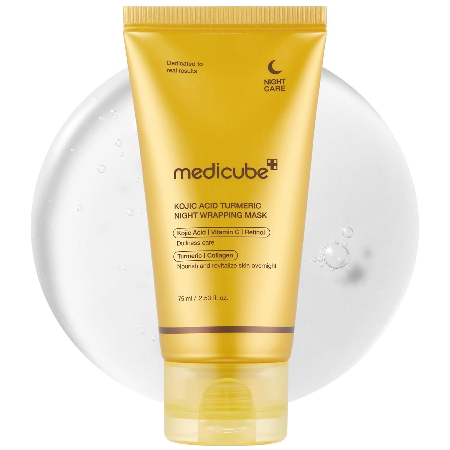 medicube kojic acid turmeric night wrapping mask 75ml